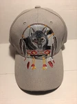 Dream Catcher Wolf Native Pride Indian Ballcap Adjustable Hat Hook/loop Adults. Fixed Price $14.95.