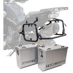 Tusk Aluminum Panniers With Racks V2 Medium Silver For Cfmoto Ibex 800. Fixed Price $535.72.