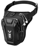 Motorcycle Riders Thigh Bag - Expandable Leg Strap Storage Black TB01. Fixed Price $51.99.