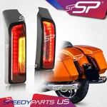 Smoked Led Saddlebag Lights For Harley Flhx Fltrx 2024 2025 2026 Brake Turn. Fixed Price $89.99.