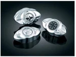 Kuryakyn Chrome Maltese Saddlebag Mount Accents 96-08 Touring P/n 1597. Fixed Price $35.00.