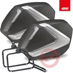 Pair Of Side Cases Givi V37NT + Frame PLX528 Kawasaki Klv 1000 2004-2010. Fixed Price $559.15.