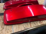 Oem Right Saddlebag Harley Touring Flh Ember Red Sunglo Street Road Glide. Fixed Price $99.95.
