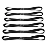 6 Pack 1" X 18" Soft Loop Tie Down Strap For Motorcycle Dirt-bike Atv Utv Black. Fixed Price $8.05.