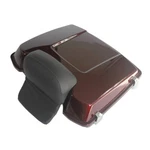 Red Sunglo Razor Pack Trunk Chopped Backrest For 1993+ Harley Pak Touring. Fixed Price $348.88.
