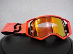 Scott Prospect Mx Goggles Red Black Chrome Lens Motocross Atv Utv Nib. Fixed Price $33.29.