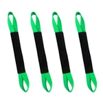 Ancra Tiedowns 18" Soft Touches, Extension W/fleeces- Neon Green 4-PACK. Fixed Price $28.94.