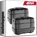 Monokey Trekker Black Side Cases - 92 Lt Givi Honda Nc 750 X 2018 2019. Fixed Price $967.32.