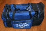 Fox Racing Yamaha Blue Duffle Bag X-large Motorcross 36X14X14 Motorcycle. Fixed Price $275.00.