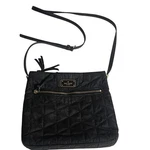 Kate Spade New York 10" X Nylon Flat Crossbody Bag Purse In Black Rare. Fixed Price $60.00.