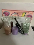 Clinique 8 Pcs Travel Size Makeup Skincare Samples Gift Set Pink Diamond Bag. Fixed Price $22.99.