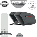 Iron Horse Metallic Holeshot Performance Saddlebag Kit Low Rider S/ St M8. Fixed Price $1469.00.