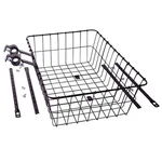 Wald Standard Large Bicycle Basket - Gloss Black 1392GB. Fixed Price $44.91.