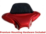 Mutazu 38" Red Universal Motorcycle Cruiser Batwing Fairing W/premium Hardware. Fixed Price $209.00.