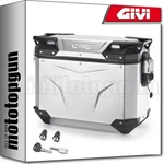 Givi Monokey Cam-side Trk Obk Evo Anod 37 Lt Left Suitcase. Fixed Price $484.72.