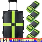Durable Luggage Straps 4 Pack Adjustable Travel Essential Heavy Duty Nylon New. Fixed Price $8.67.