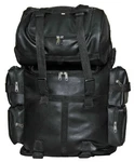 Vance Black Pvc Large Expandable Motorcycle Sissy Bar Bag With Rain Cover. Fixed Price $79.95.