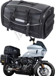 Motorcycle Tail Bag 60-85L Expandable Waterproof Rack Sissy Bar Tour Pack Black. Fixed Price $89.98.