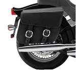 Nomad Usa Slanted Studded Large Leather Motorcycle Saddlebags With Buckles. Fixed Price $95.98.