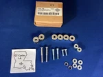 New Open Box Harley Frt Docking Hardware, 97-LATER Touring, 53746-97B, 53804-06*. Fixed Price $32.00.