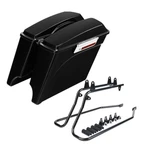 Hard Saddlebags Bag+conversion Brackets For Harley Softail 84-17 Tcmt. Fixed Price $226.99.