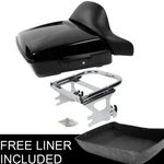 Black Chopped Trunk Pad Rack Fit For Harley Pack Touring 1997-2008 Us. Fixed Price $279.99.
