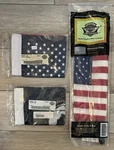 Mega Harley Davidson Lot Sissy Bar W/pow-mia & (2)AMERICAN Flags New. Fixed Price $35.00.