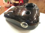 Gas Tank Harley Cvo Dark Slate/black Diamond Road King Flhr Paint Emblem 2012. Fixed Price $699.99.