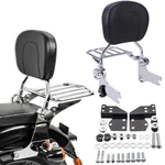 Passenger Sissy Bar Pad Backrest Rack/docking Hardware For Harley Touring 97-08. Fixed Price $95.95.