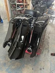 Harley Davidson 09-23 Flh 5/10 Stretched Saddlebags, Fender Street Glide. Fixed Price $798.00.