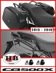 Honda Oem 2013-2018 CB500X Pannier Case Set + Stays Key Cylinders. Fixed Price $891.80.