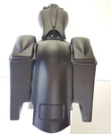 97-08 6.5" #2 Lids Rear Fender Overlay Flh 6" Harley Saddlebags Stretched. Fixed Price $675.00.
