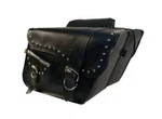 Studded Ranger Series Large Slant Saddlebag Set. Fixed Price $247.99.