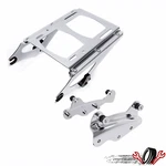 Detachable Mount Rack W/ Docking Hardware Kit For Harley Touring 2009-2013. Fixed Price $72.59.