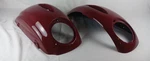 Indian Scout Chief Vintage Red Concert Audio Saddlebag Lids 2879656-639. Fixed Price $215.65.