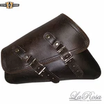Brown Cowhide Left Side Saddlebag Swing Arm Solo Fit For Harley Xl 2004-UP. Fixed Price $79.99.