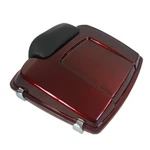 Razor Pack Trunk Chopped Backrest For Harley Touring 93-2013 Velocity Red Sunglo. Fixed Price $289.95.