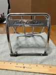 Harley Sportster Dyna Evo Chopper Small Chrome Luggage Rack. Fixed Price $45.00.