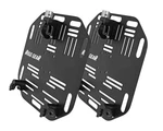 Nelson-rigg Saddlebag Plate Flat Bar Quick Release Pair Rg-qrp-fb. Fixed Price $259.09.