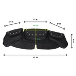23" Large Motorcycle Studded Windshield Bag W/ Pocket Pouch For Honda - U57. Fixed Price $49.92.