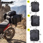 Rhinowalk Multifunctional Motorcycle Side Bag 10L/20L/30L Waterproof Inner. Fixed Price $41.99.