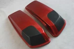 Fire Red Pearl 5X7" Saddlebag Speaker Lids For Harley Touring Glide 2014-2021. Fixed Price $99.95.