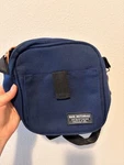Bmw Motorrad Navy Blue Shoulder Bag Zip Adjustable Strap Pockets Men. Fixed Price $29.00.