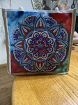 Tote Bag Diamond Art Painted. Fixed Price $12.00.