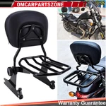 Detach Passenger Sissy Bar Backrest Rack For Harley Softail Fatboy Deluxe Flstn. Fixed Price $90.20.