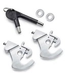 New Harley Davidson Locking Detachable Latch Set, Chrome, 90300087, 92800009 *. Fixed Price $75.00.