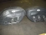 Saddlemen 3501-0389 Rigid Mount Saddlebag Set Quick Disconnect, Black Leather. Fixed Price $299.99.