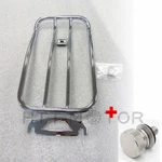 Httmt Solo Seat Luggage Rack & Bolt For Harley Davidson Road King Flhtc Chrome. Fixed Price $48.72.