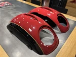 Motorcycle Audio Saddlebag Lids Thunder Black /indian Red #2879656-1412. Fixed Price $449.99.