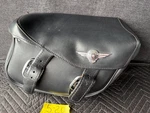 Harley Oem Right Black Leather Saddlebag 84-17 Softail Fat Boy P/n 712402. Fixed Price $99.95.